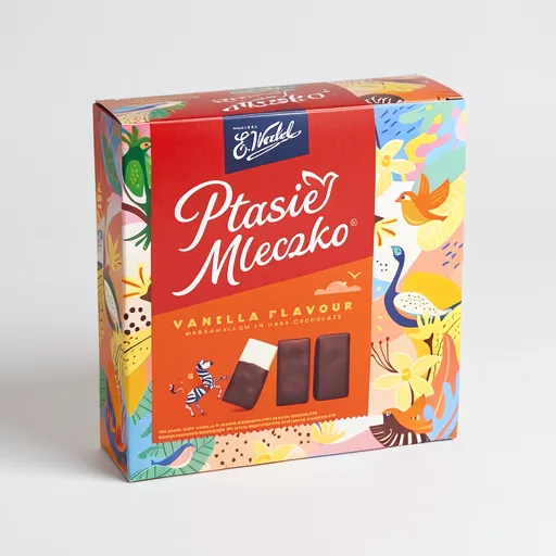 E. Wedel Vanilla Flavour Marshmallow in Dark Chocolate 340g