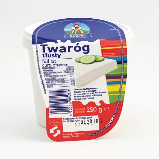 Lowicz Full Fat Curd Cheese 250g