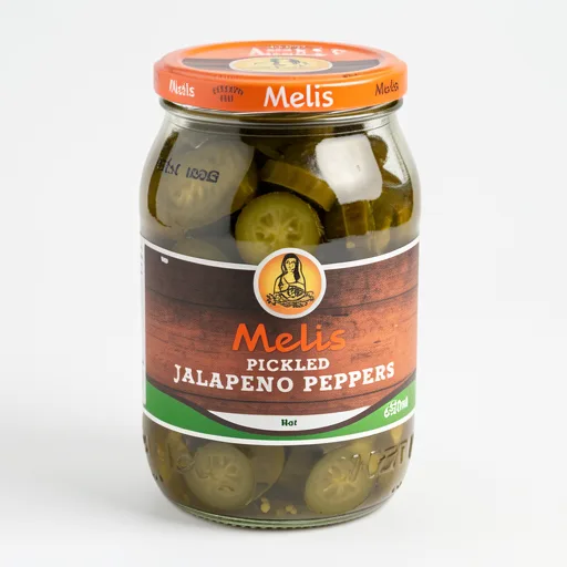 Melis Pickled Hot Jalapeno Peppers 650g