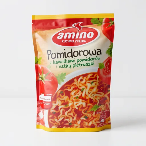 Amino Tomato Instant Noodle Soup with Tomato and Parsley 61g
