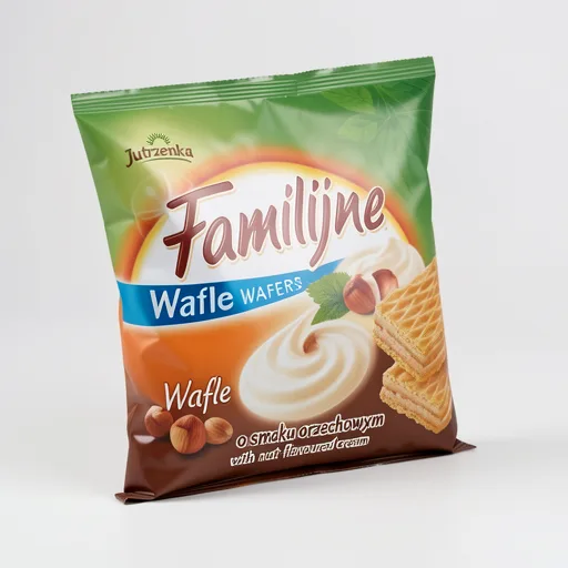 Jutrzenka Wafers with Hazelnuts Flavoured Cream 180g