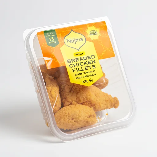 Najma Spicy Breaded Chicken Fillets 300g