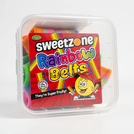 SweetZone Rainbow Belts 170g
