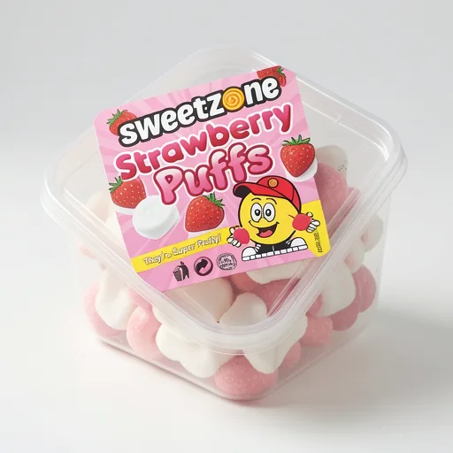 SweetZone Strawberry Puffs 170g
