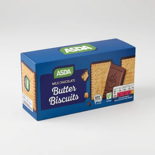 ASDA Milk Chocolate Butter Biscuits 125g