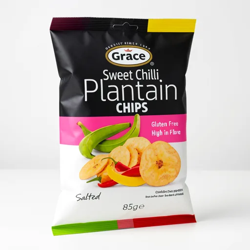 Grace Salted Sweet Chilli Plantain Chips 85g