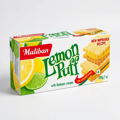 Maliban Lemon Puff with Lemon Cream 200g