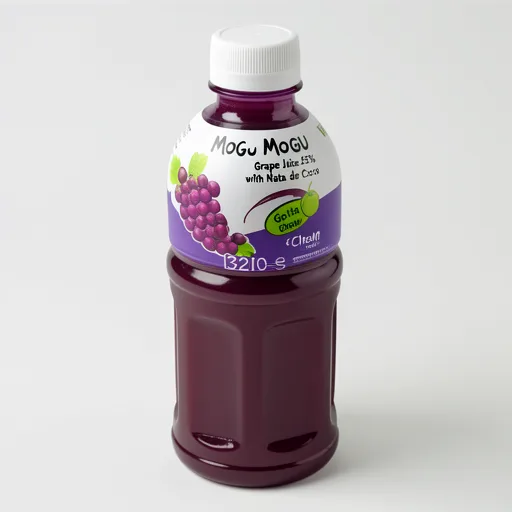 Mogu Mogu Grape Flavoured Drink with Nata de Coco 320ml