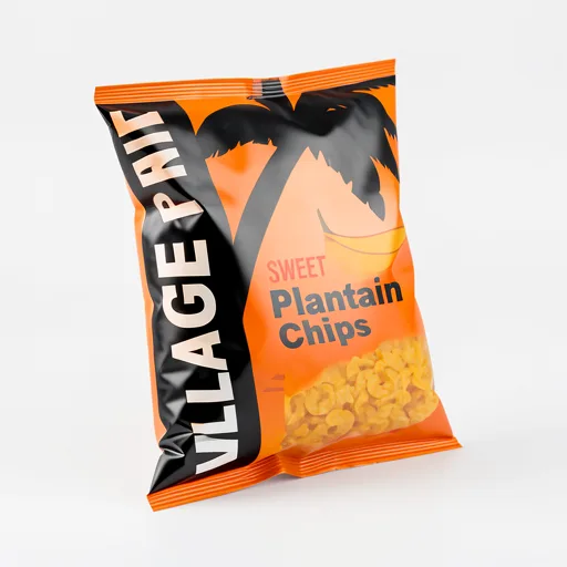 Village Pride Plantain Chips Sweet 75g