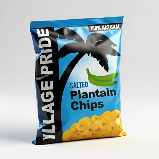 Village Pride Plantain Chips Lightly Salted 75g