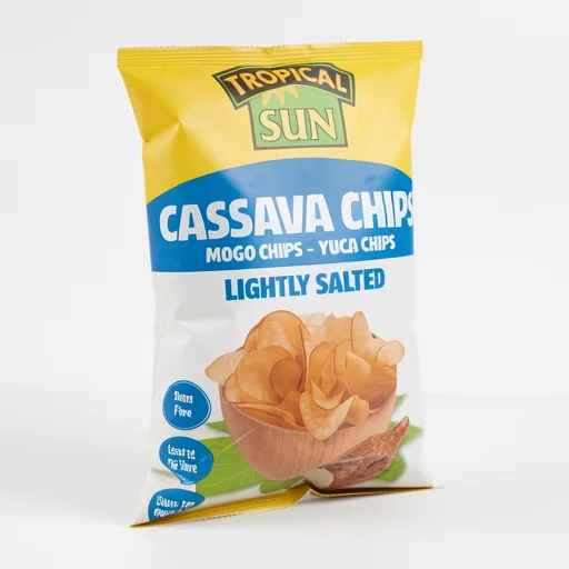 Tropical Sun Cassava Chips Lightly Salted 80g
