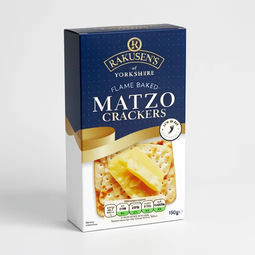 Rakusen's Flame Baked Matzo Crackers 150g