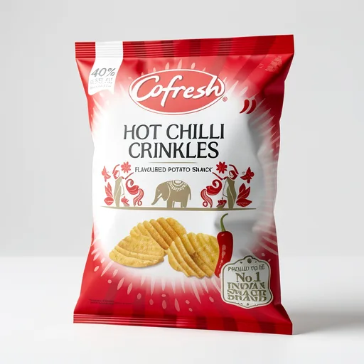 Cofresh Hot Chilli Potato Crinkles 80G