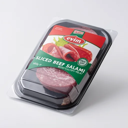 Evim Sliced Beef Salami with Turkey Meat 100g