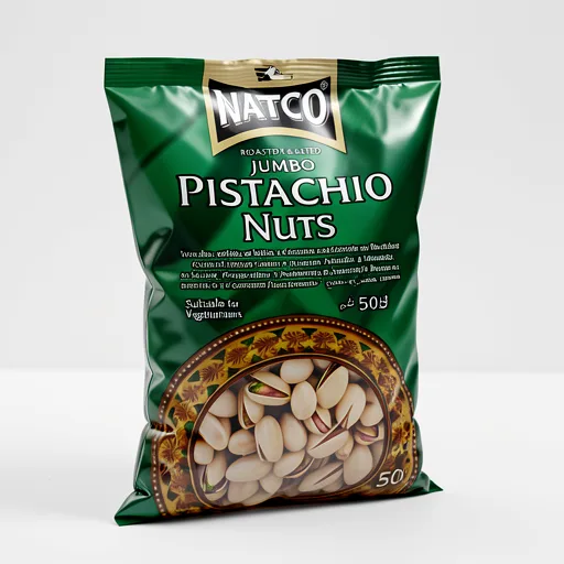 Natco Roasted & Salted Jumbo Pistachio Nuts 500g
