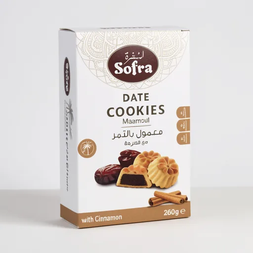 Sofra Date Cookies with Cinnamon 250g