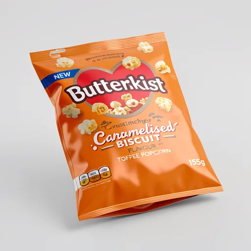 Butterkist Caramelised Biscuit Toffee Popcorn 155g