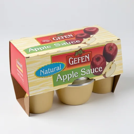 Gefen Natural Apple Sauce 6 x 113g (680g)