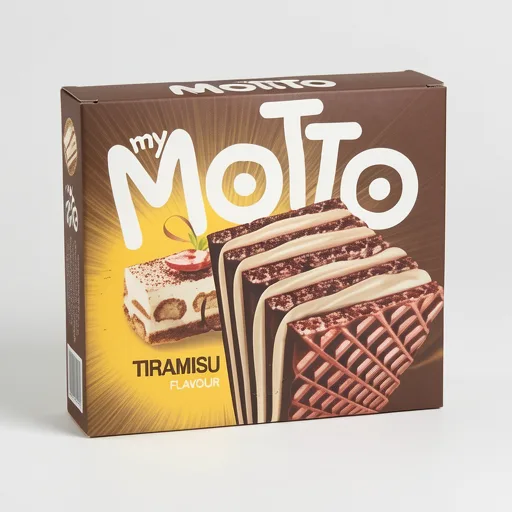 My Motto 2 Crispy Wafers with Tiramisu Flavour Cream
