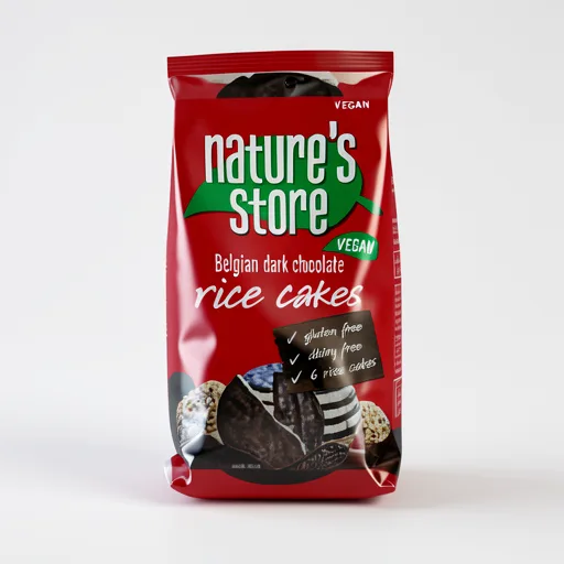 Nature's Store Gluten Free Wholegrain Dark Chocolate Rice Cakes 100g