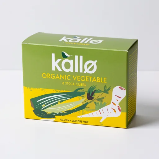 Kallo Organic Vegetable Stock Cubes 8 Pack 88g