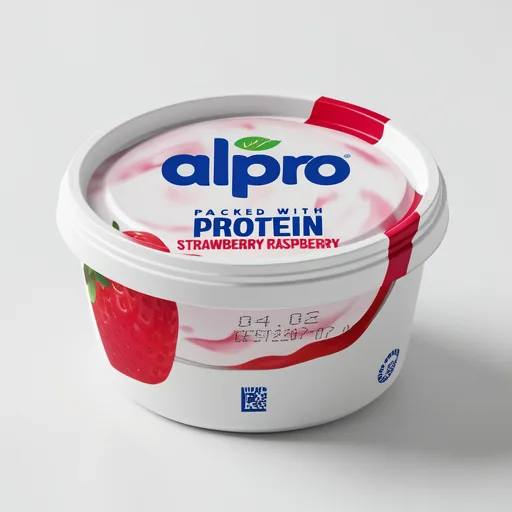 Alpro Greek Style Strawberry Raspberry Yoghurt Alternative 150g