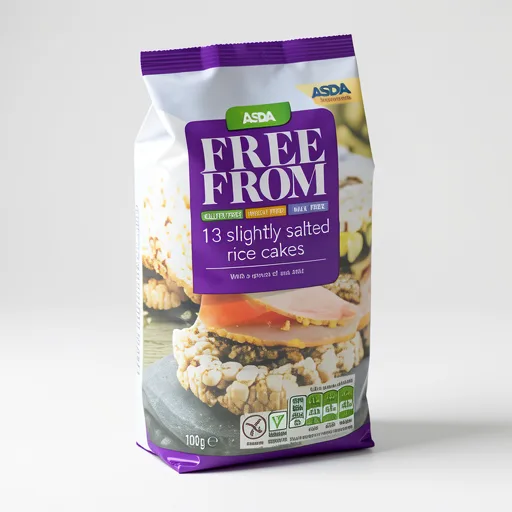 ASDA Free From Free From by  Slightly Salted Rice Cakes 100g