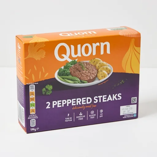 Quorn 2 Peppered Steaks 196g