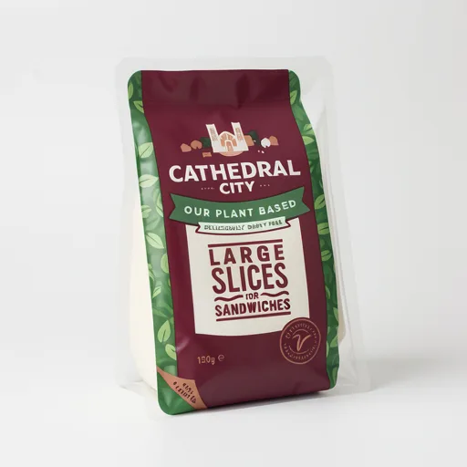 Cathedral City Plant Based Mature Cheddar Cheese Flavour Vegan Slices 150g