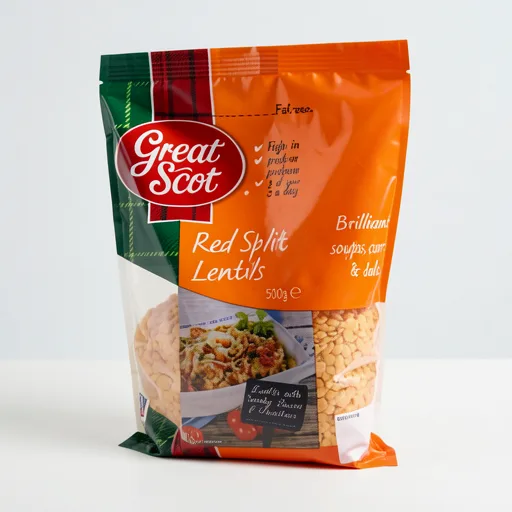 Great Scot Red Split Lentils 500G