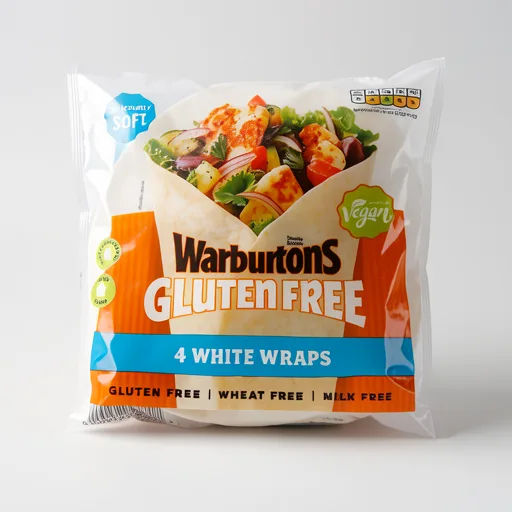 Warburtons Gluten Free White Wraps x4