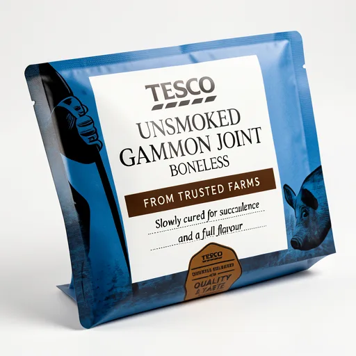 Tesco Unsmoked Gammon Joint 750G