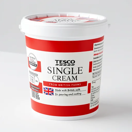 Tesco British Single Cream 300Ml