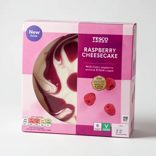 Tesco Raspberry Cheesecake 500g