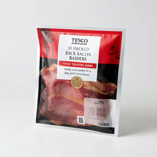Tesco Smoked Back Bacon Rashers 300G