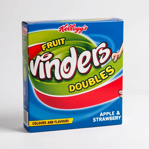 Kellogg's Fruit Winders Doubles Strawberry & Apple Snack Rolls 5x17g