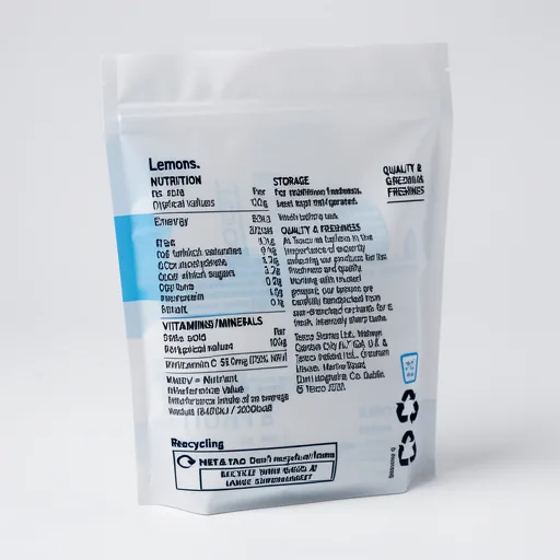 Tesco Lemons 4 Pack