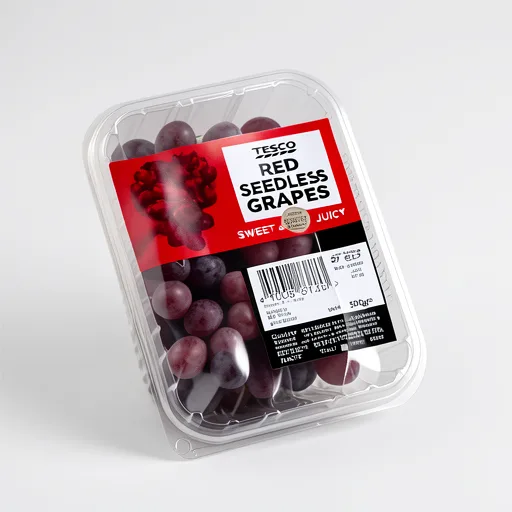 Tesco Red Seedless Grapes 500G