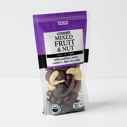 Tesco Mixed Fruit & Nut 25G