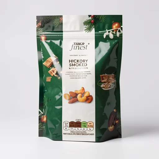 Tesco Finest Hickory Smoked Nut Selection 150g.