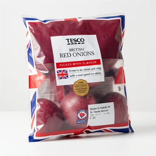 Tesco Red Onions Pack 1Kg