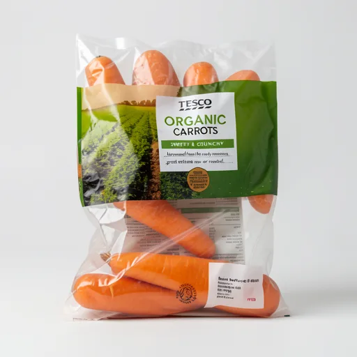 Tesco Organic Carrots 700G