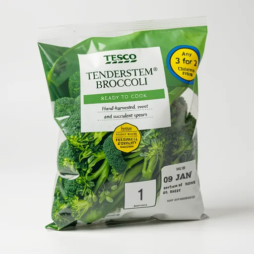 Tesco Trimmed Tenderstem Broccoli 80G