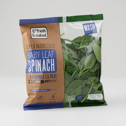 Fresh & Naked Spinach 125G