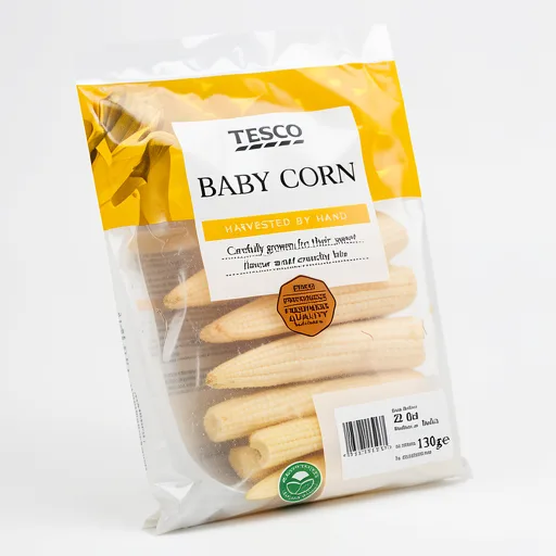 Tesco Baby Corn 130G