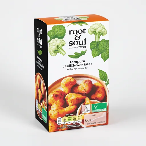 Root and Soul Tempura Cauliflower Bites with a Hot Honey Dip 230g