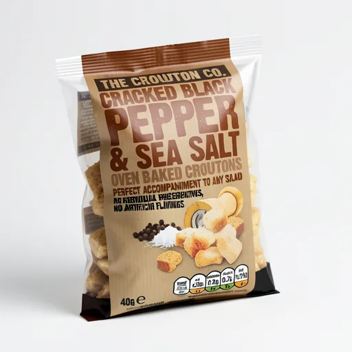 Crouton Company Pepper & Salt Croutons 40G