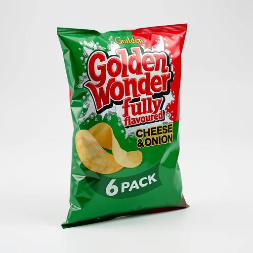 Golden Wonder Cheese & Onion 6 x 25g