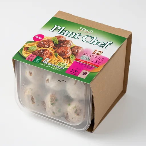 Tesco Plant Chef Meat-Free Balls 12 Pack 336g
