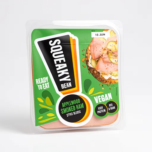 Squeaky Bean Applewood Smoked Ham Style Slices 80g